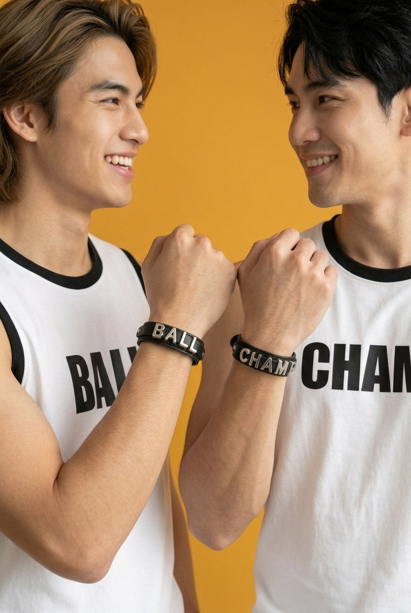 สร้อยข้อมือ 6NATURE ใส่ชื่อได้ ( รหัส SN3 )