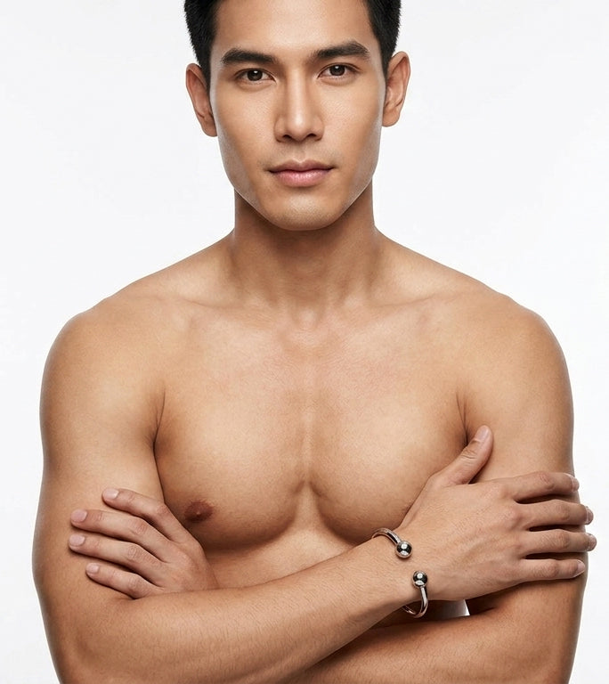 กำไลข้อมือหัวหมุด ( รหัส AC49 )
