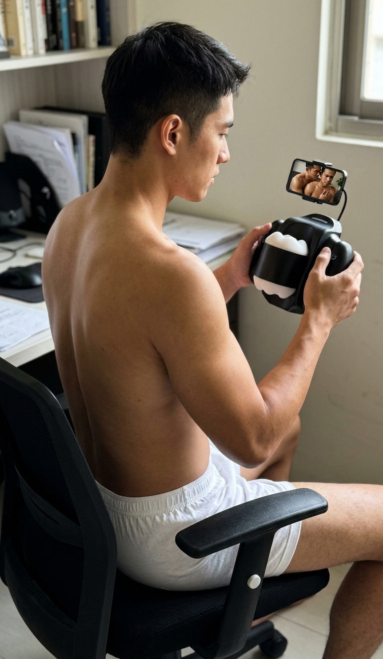 เครื่องปั่น HANDY STROKER แบบมือจับพร้อมแท่งเสียบมือถือ ( รหัส IS693 )