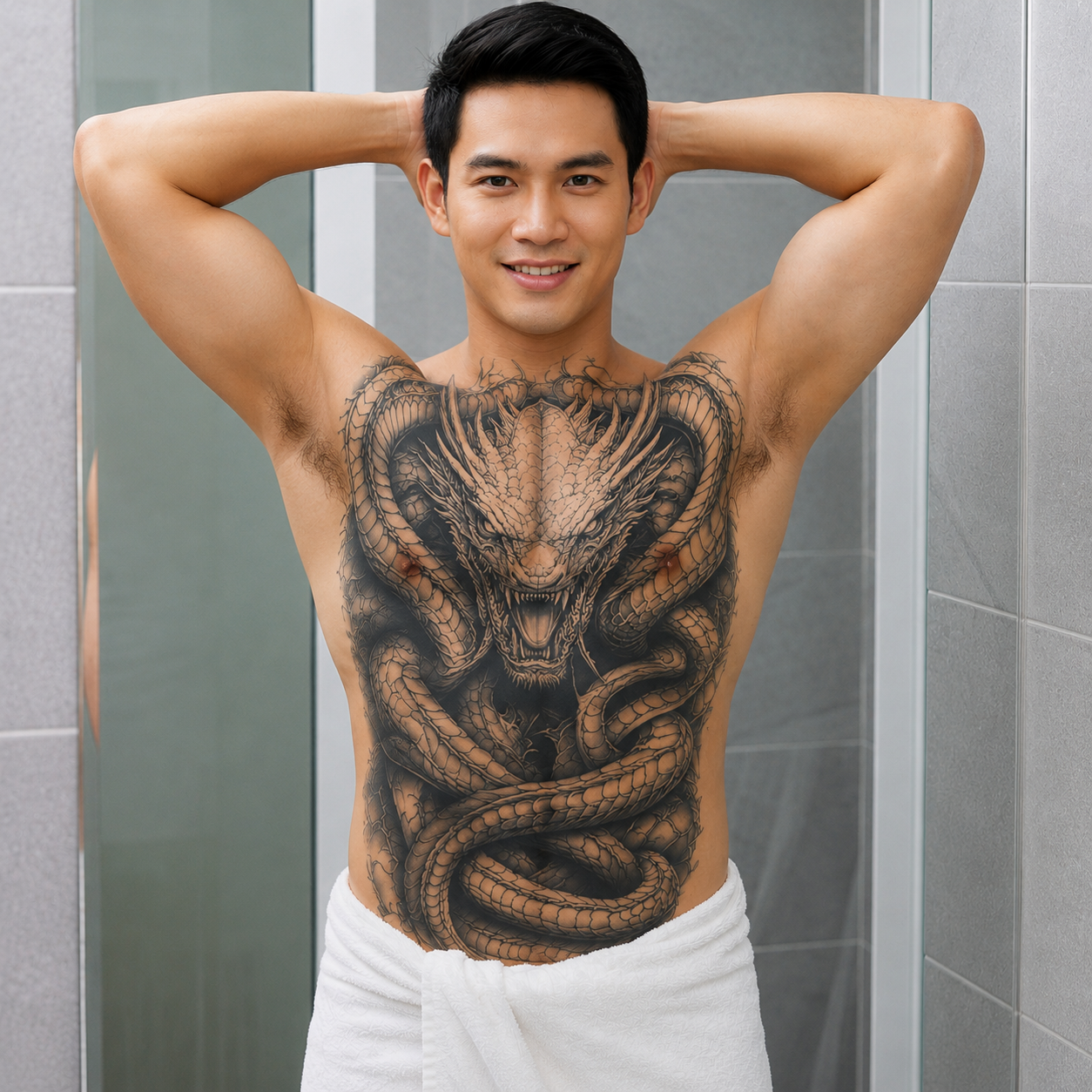 SET10 สติกเกอร์รอยสักแบบชั่วคราว ( รหัส AC27 )