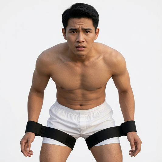 สายรัดมือ-ขา MEN BONDAGE( รหัส RD243 )