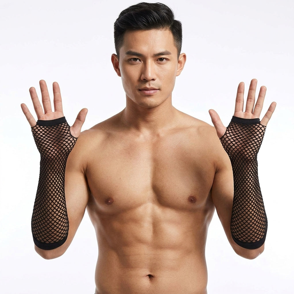 ถุงมือเกย์ตะข่าย ( รหัส B255 )