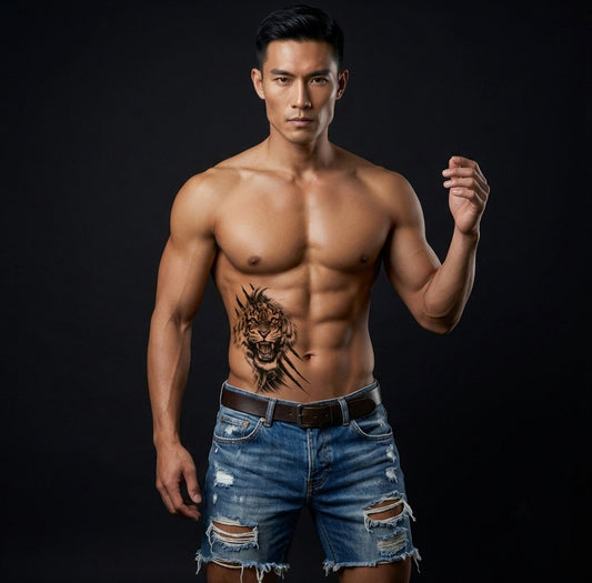 SET4 สติกเกอร์รอยสักแบบชั่วคราว ( รหัส AC15 )