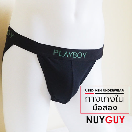 กางเกงใน PLAYBOY TANGA   -กางเกงในชายมือสอง ( รหัส GMN009 )
